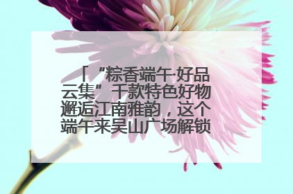 “粽香端午·好品云集”千款特色好物邂逅江南雅韵，这个端午来吴山广场解锁“浙里烟火气”