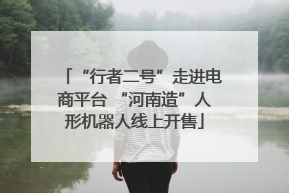 “行者二号”走进电商平台 “河南造”人形机器人线上开售