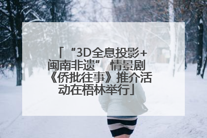 “3D全息投影+闽南非遗” 情景剧《侨批往事》推介活动在梧林举行