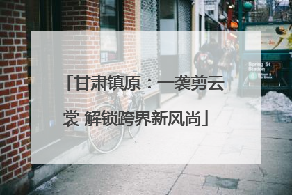 甘肃镇原：一袭剪云裳 解锁跨界新风尚