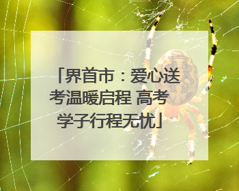 界首市：爱心送考温暖启程 高考学子行程无忧