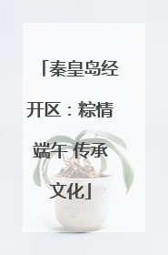 秦皇岛经开区：粽情端午 传承文化