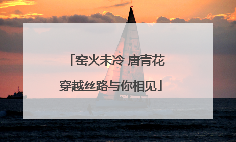 窑火未冷 唐青花穿越丝路与你相见