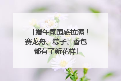 端午氛围感拉满！赛龙舟、粽子、香包都有了新花样
