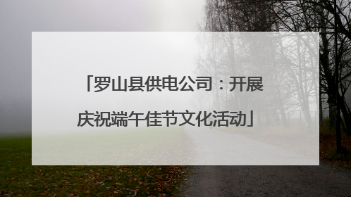 罗山县供电公司：开展庆祝端午佳节文化活动