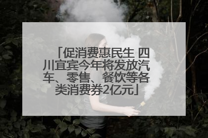 促消费惠民生 四川宜宾今年将发放汽车、零售、餐饮等各类消费券2亿元