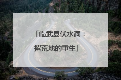 临武县伏水洞：撂荒地的重生