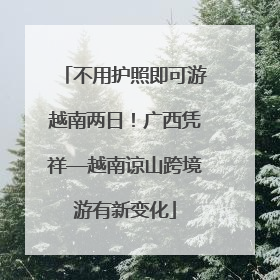 不用护照即可游越南两日！广西凭祥—越南谅山跨境游有新变化
