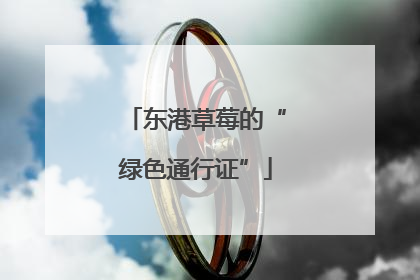 东港草莓的“绿色通行证”