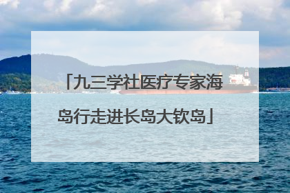 九三学社医疗专家海岛行走进长岛大钦岛