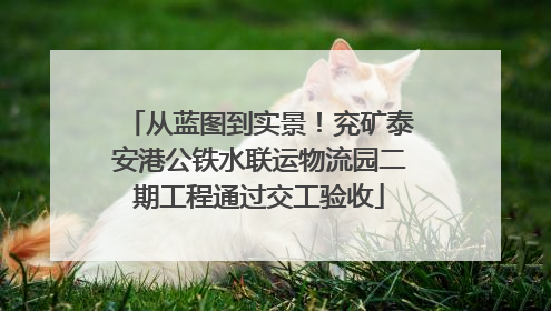 从蓝图到实景！兖矿泰安港公铁水联运物流园二期工程通过交工验收