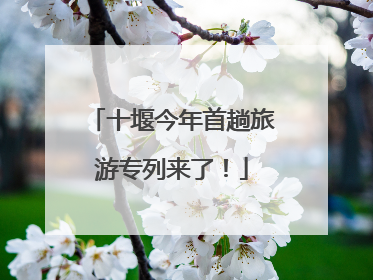 十堰今年首趟旅游专列来了！