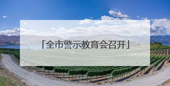 全市警示教育会召开
