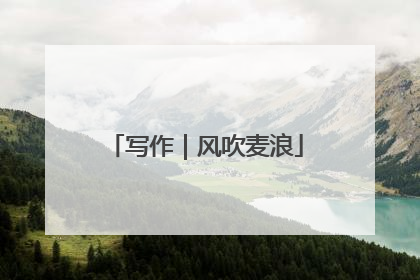 写作｜风吹麦浪