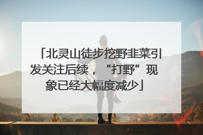 北灵山徒步挖野韭菜引发关注后续，“打野”现象已经大幅度减少