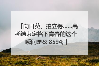 向日葵、拍立得……高考结束定格下青春的这个瞬间是& 8594;｜2025四川高考