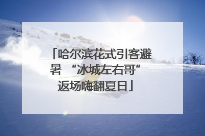 哈尔滨花式引客避暑 “冰城左右哥”返场嗨翻夏日