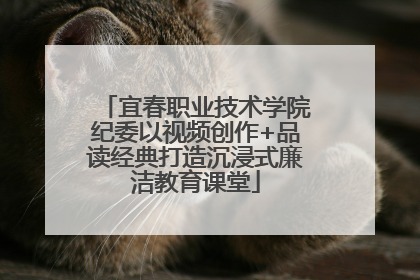 宜春职业技术学院纪委以视频创作+品读经典打造沉浸式廉洁教育课堂