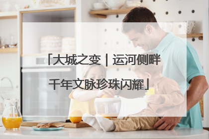 大城之变｜运河侧畔 千年文脉珍珠闪耀