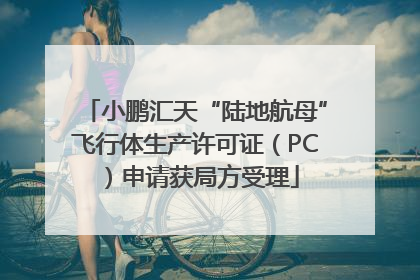 小鹏汇天“陆地航母”飞行体生产许可证（PC）申请获局方受理