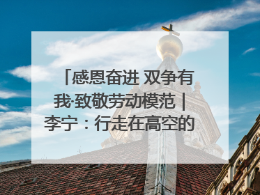 感恩奋进 双争有我·致敬劳动模范｜李宁：行走在高空的“电网卫士”