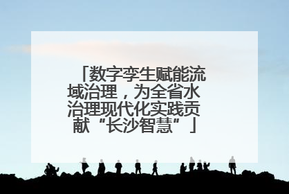 数字孪生赋能流域治理，为全省水治理现代化实践贡献“长沙智慧”