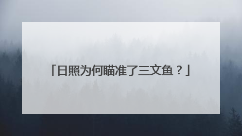 日照为何瞄准了三文鱼？