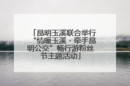 昆明玉溪联合举行“情暖玉溪・牵手昆明公交”畅行游粉丝节主题活动