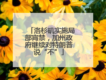 洛杉矶实施局部宵禁，加州政府继续对特朗普说“不”