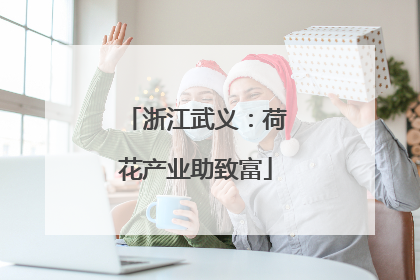 浙江武义：荷花产业助致富