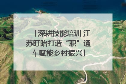 深耕技能培训 江苏盱眙打造“职”通车赋能乡村振兴