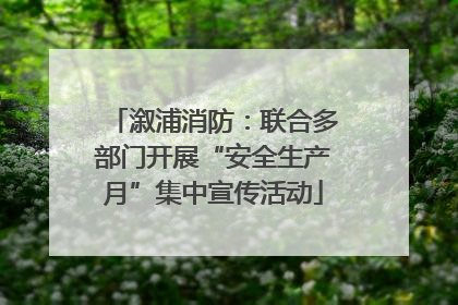 溆浦消防：联合多部门开展“安全生产月”集中宣传活动