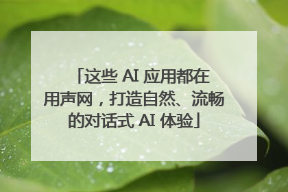 这些 AI 应用都在用声网，打造自然、流畅的对话式 AI 体验