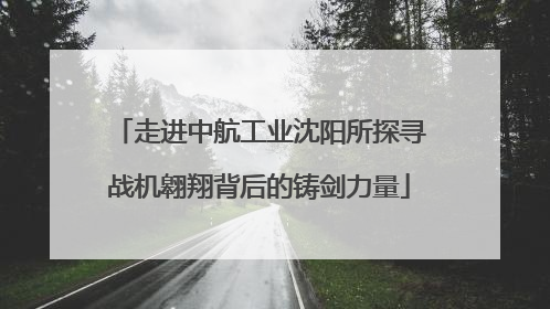 走进中航工业沈阳所探寻战机翱翔背后的铸剑力量