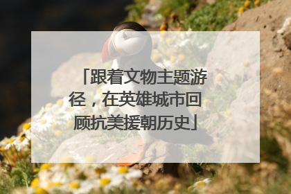 跟着文物主题游径，在英雄城市回顾抗美援朝历史