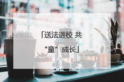 送法进校 共“童”成长