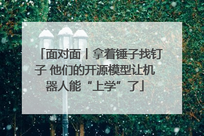 面对面丨拿着锤子找钉子 他们的开源模型让机器人能“上学”了
