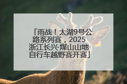 雨战！太湖9号公路系列赛，2025浙江长兴·煤山山地自行车越野赛开赛