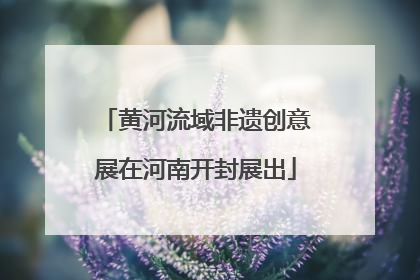 黄河流域非遗创意展在河南开封展出