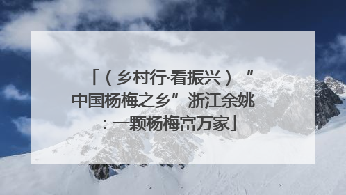（乡村行·看振兴）“中国杨梅之乡”浙江余姚：一颗杨梅富万家